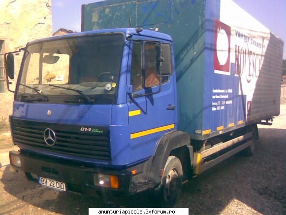 vand mercedes 814 ecopower din anul 1997 in perfecta stare de masina are duba foarte bine izolata