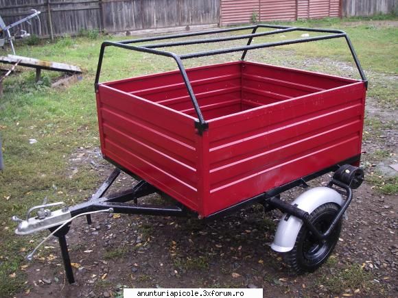 vind monoax noua, fara frina si cu stelaj ,cu masa max.aut. de utila de 1140x1030 mm.din totalul de