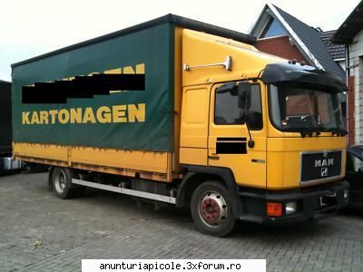 de vanzare man 12 t,an fab service la nou,stare 7500 euro adusa in romania. pt interes contact: de