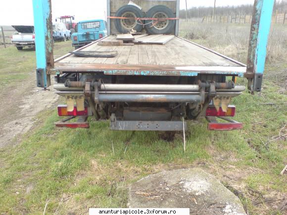 vand camion daf 18.5 tone lift 1.5t, platforma 7.5m lungime lift