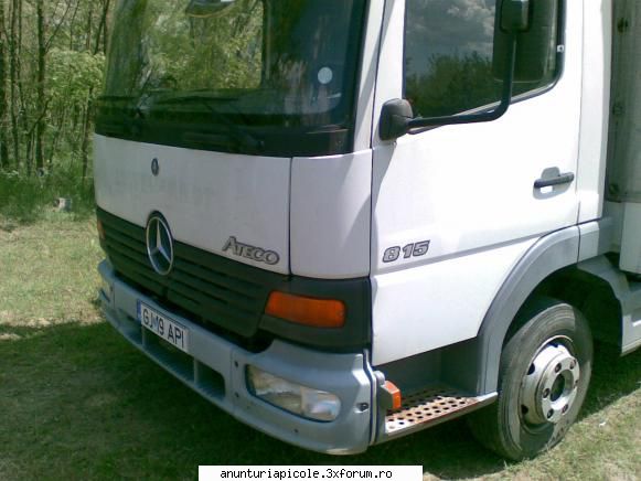 vand camion 7,5 mercedes -atego 815 ultima l-am adus sa-mi transport stupii mei pastoral .in rulat