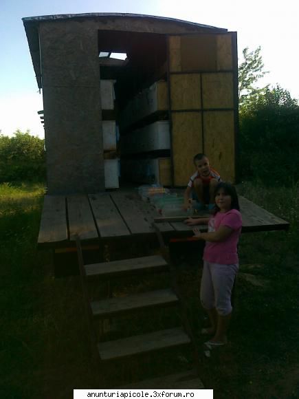 lazile de pe el sunt din osb de 1.9 cm grosime cu sita pe fund si in podisor. le folosesc din