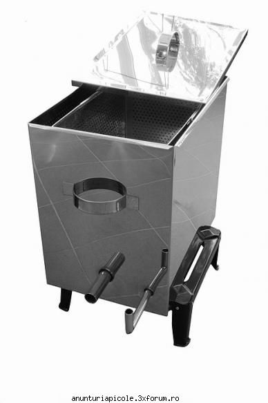 Cumpar topitor de ceara cu aburi sau solar - Si cu aburi Inox, cu arzator pe - CUMPARARI ECHIPAMENTE APICOLE