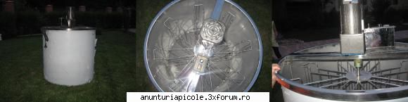 Oferta - CENTRIFUGI - lichidare stoc - Centrifuga inox 8R ME electrica rad - VANZARI ECHIPAMENTE APICOLE