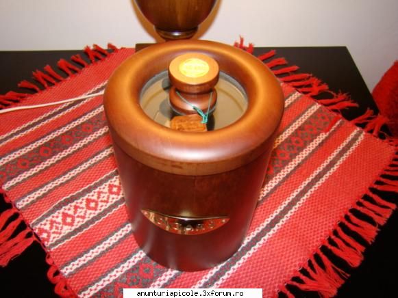 -borcan mare tutun lemn cires=200 ron-1 buc. produse artizanale