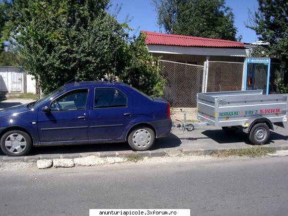 Transport stupi sau alte materiale - Transport stupi, cu remorca auto + Logan - PROPUNERI DE COLABORARE