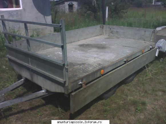 poza vand remorca auto 2 axe