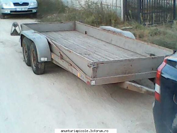 poza vand remorca auto 2 axe