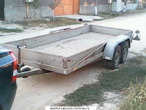 poza vand remorca auto 2 axe