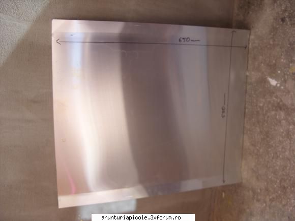 tabla aluminiu pt capace 5 ron bucata - peperon - VANZARI ECHIPAMENTE APICOLE