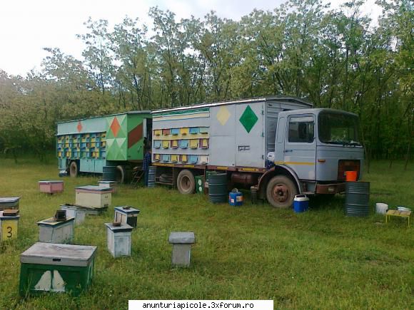 vand camion apicol + pavilion - vand camin apicol cu pavilion capacitate totala - VANZARI ECHIPAMENTE APICOLE
