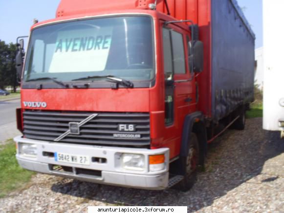 vand camion volvo FL6 15, prelata 9 m.l. - Vand camion Volvo FL 6.greutate totala - VANZARI - CUMPARARI AUTO