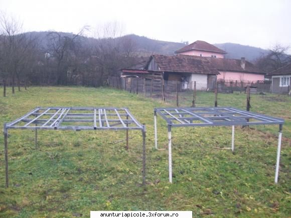 poza cu cele doua platforme pe picioare ;) vand remorca apicola monoax